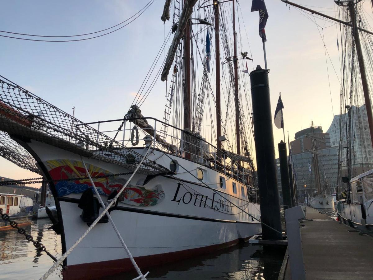 Segelschiff Loth Lorien Hotell Hamburg Eksteriør bilde